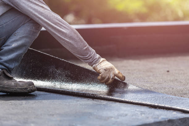 Professional Basement Waterproofing technician working in Merrillville, IN
